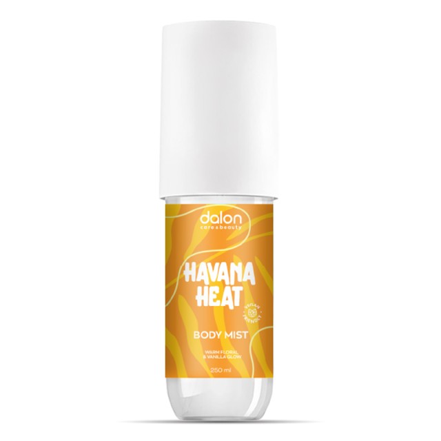 Dalon Body Mist Havana Heat Warm Floral & Vanilla Glow, Αρωματικό Mist Σώματος, 250ml