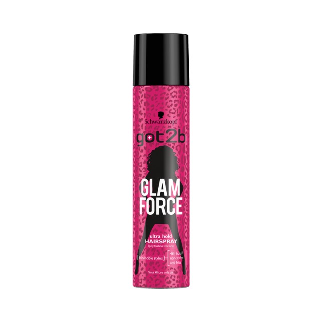 Schwarzkopf Got2b Glam Force Ultra Hold, Λακ Μαλλιών για Δυνατό Κράτημα, 275ml