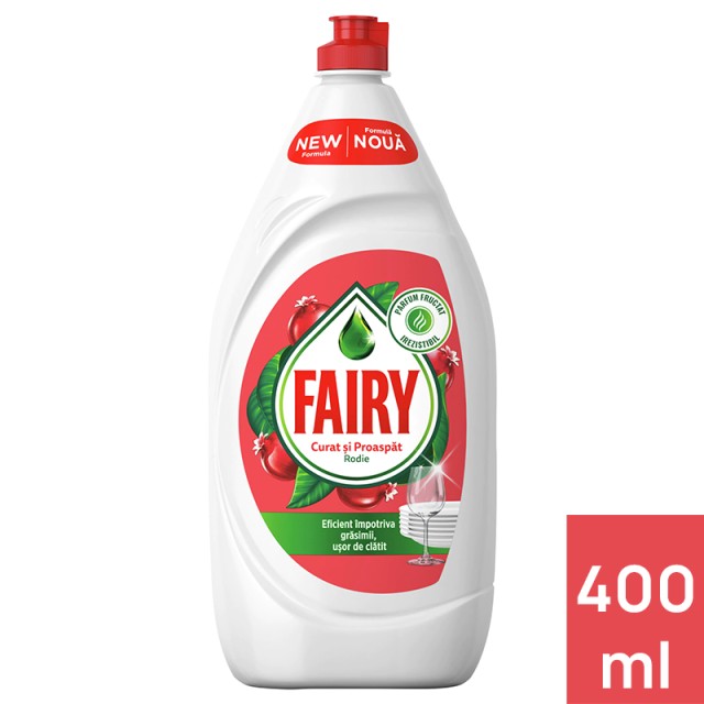 Fairy Clean & Fresh Pomegranate, Υγρό Απορρυπαντικό Πιάτων 400ml