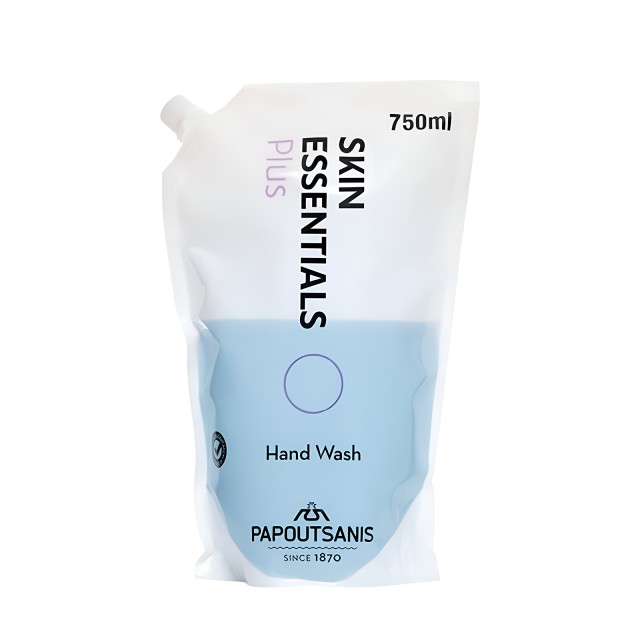 Papoutsanis Skin Essentials Hand wash, Ανταλλακτικό Υγρό Κρεμοσάπουνο, 750ml