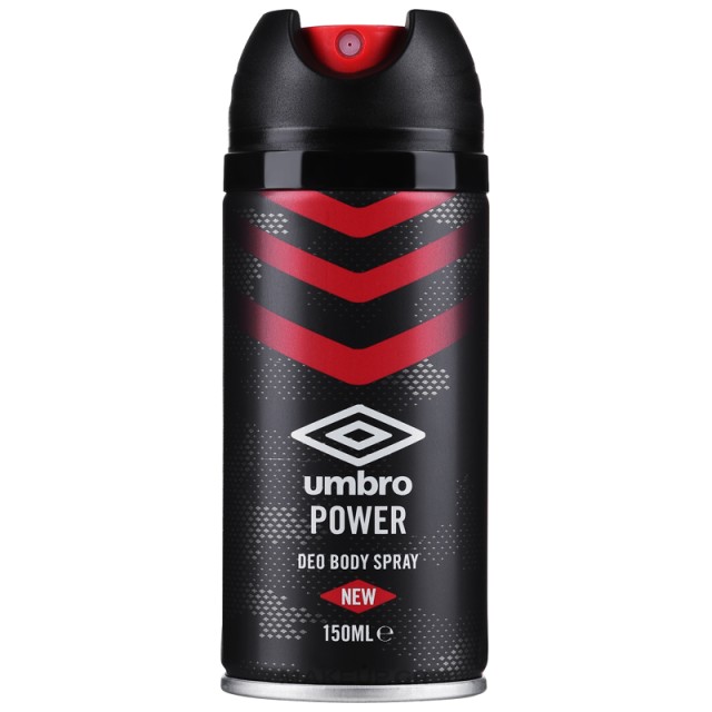 UMBRO Deodorant Body Spray For Men Red Power, Aποσμητικό Σπρέι για Άνδρες, 150ml