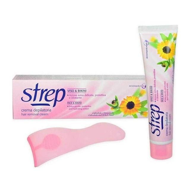 Strep Αποτριχωτική Κρέμα Για Πρόσωπο και Μπικίνι,75ml