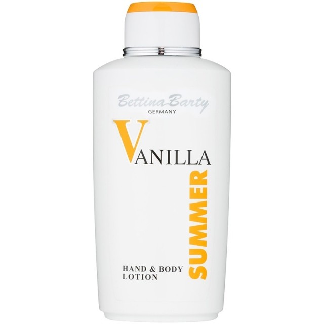 Bettina Barty Vanilla Summer Hand & Body Lotion, Λοσιόν Σώματος & Χεριών με Άρωμα Καλοκαιρινής Βανίλιας, 500ml
