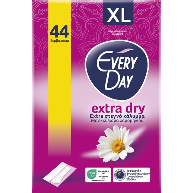 EveryDay Extra Dry Σερβιετάκια XL 44 τεμ.