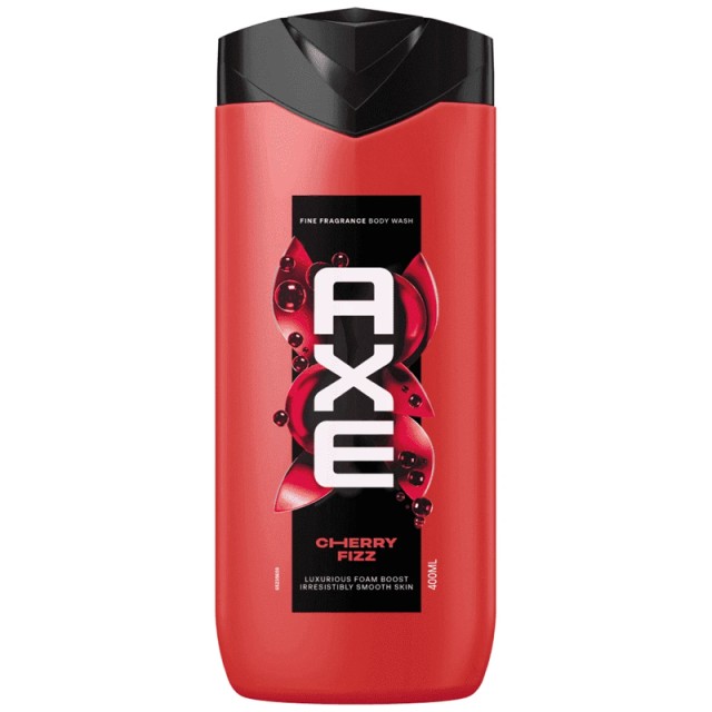 Axe Cherry Fizz Luxurius Foam Boost Irresistible Smooth Skin Fine Fragrance Body Wash, 400ml