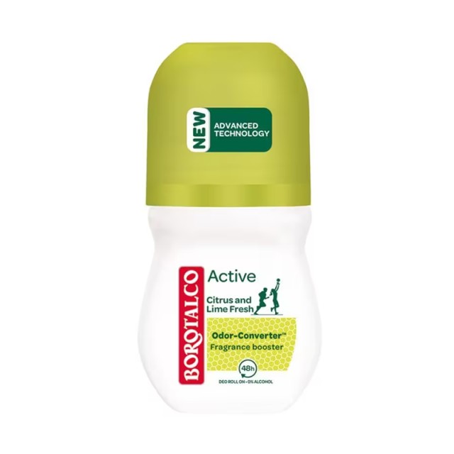 Borotalco Active Citrus & Lime Fresh, Αποσμητικό Roll on 50ml