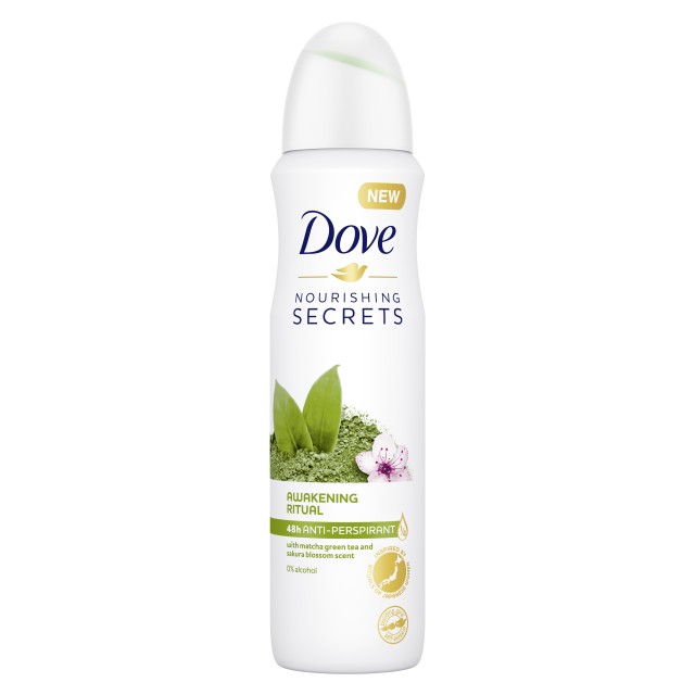 Dove Nourishing Secrets Awakening Rituals Matcha green, Γυναικείο Αποσμητικό Σπρέι, 150ml