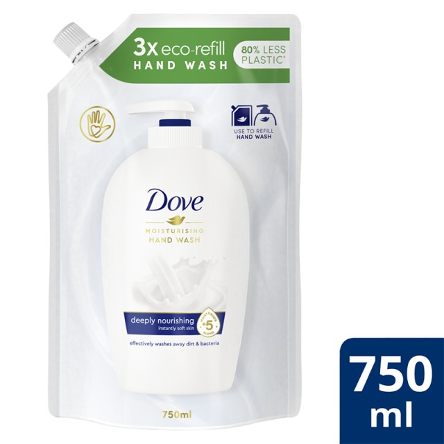 Dove Original, Υγρό Κρεμοσάπουνο Ανταλλακτικό, 750ml