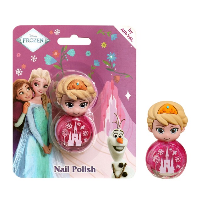 AIR-VAL Frozen Pink Nail Polish, Παιδικό Βερνίκι Νυχιών Ροζ 8ml
