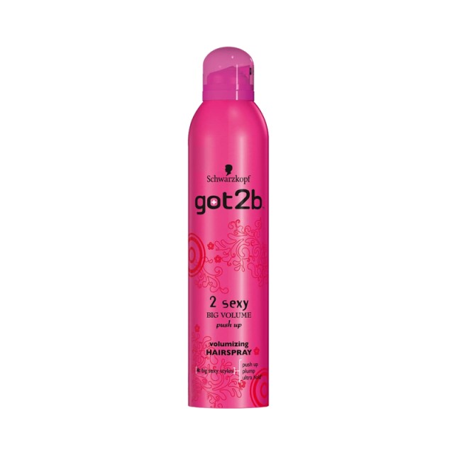 Schwarzkopf Got2b 2 Sexy Volumizing Hair Spray, Λακ Μαλλιών για Όγκο, 300ml