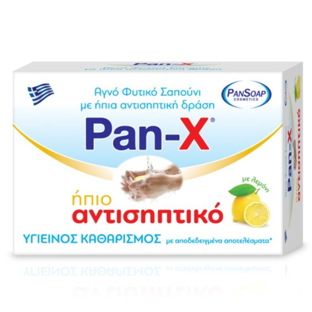 Pansoap Pan-X Σαπούνι Ήπιας Αντισηπτικής Δράσης με Λεμόνι 120g