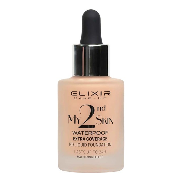 Elixir My 2nd Skin Waterproof Νο04 Sand Υγρό Make-up 30 ml