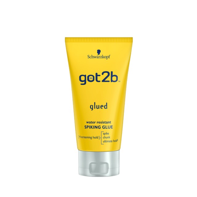 Schwarzkopf Got2B Glued Gel Spiking Glue, Τζελ Μαλλιών για Δυνατό Κράτημα, 150ml