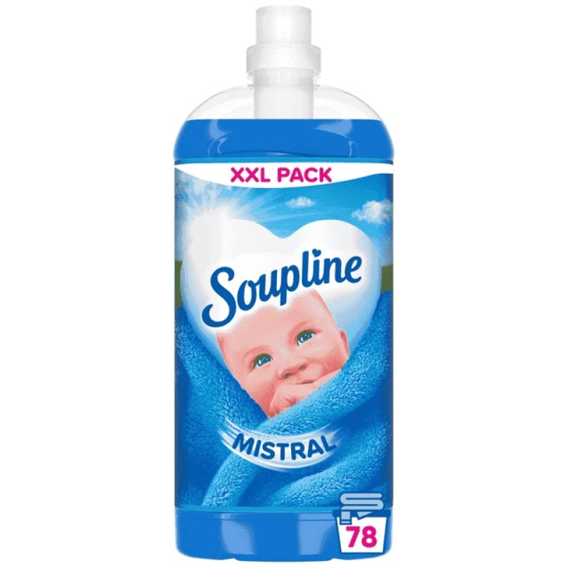 Soupline Mistral Συμπυκνωμένο Μαλακτικό Ρούχων 78μεζ. 1,638lt
