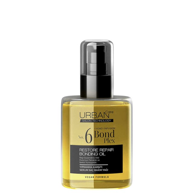 Urban Care No. 6 Bond Plex Hair Care Oil, Λάδι Περιποίησης Μαλλιών για Ενδυνάμωση & Αποκατάσταση, 100ml
