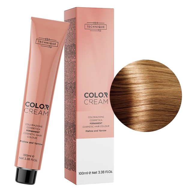 Technique Color Cream Gold Αποχρώσεις, Μόνιμη Βαφή σε Σωληνάριο, 100ml - Ξανθό Ανοιχτό Χρυσό 8.3