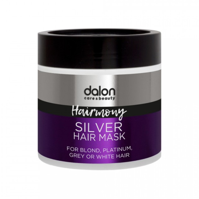 Dalon Hairmony Silver, Μάσκα Μαλλιών για την εξουδετέρωση των ανεπιθύμητων κίτρινων τόνων, 500ml