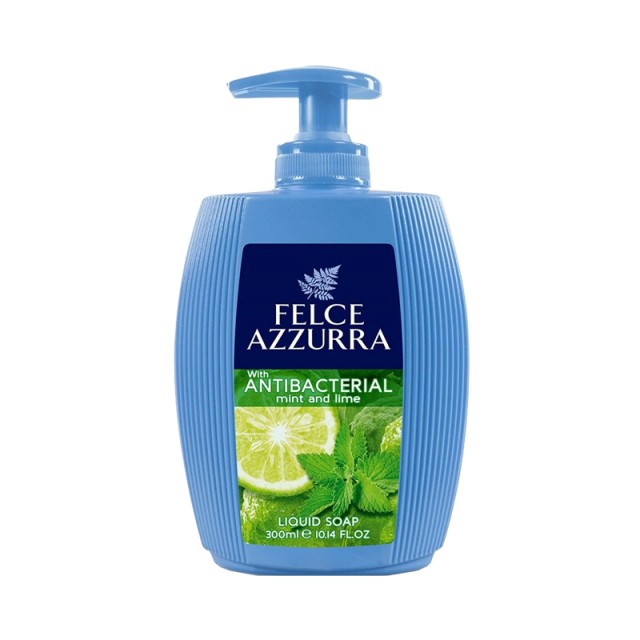 Felce Azzurra Αντιβακτηριδιακό Κρεμοσάπουνο με Άρωμα Μέντας και Lime, 300ml