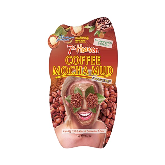 Montagne Jeunesse Coffee Mocha Mud Mask, Μάσκα Προσώπου για λιπαρό & μικτό δέρμα, 15g
