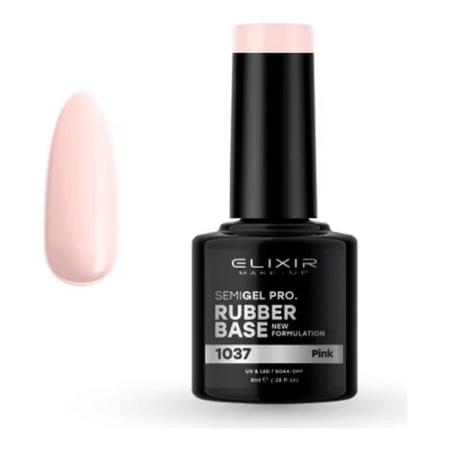 Elixir Rubber Base 8ml – #1037 (Pink)