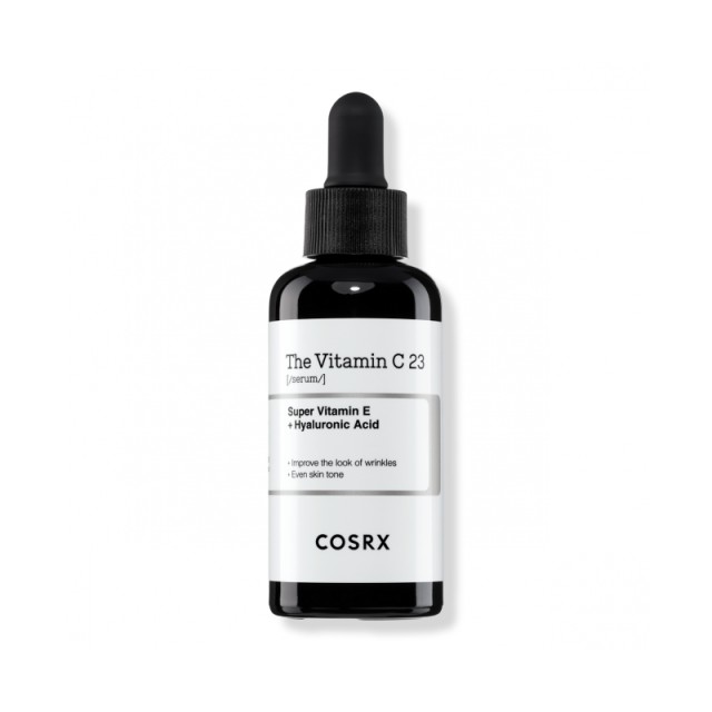 COSRX The Vitamin C 23 Serum, Εξαιρετικά Συμπυκνωμένος Ορός με 23% Βιταμίνη C για Λάμψη & Εξομάλυνση του Τόνου της Επιδερμίδας, 20ml