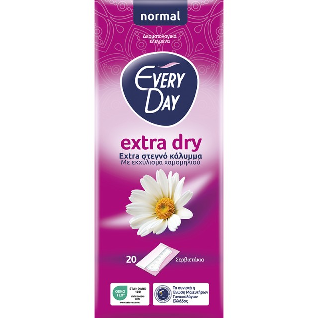 EveryDay Extra Dry Σερβιετάκια Normal 20 τεμ.
