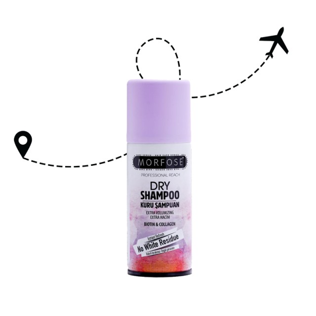 Morfose Dry Shampoo Extra Volumizing Ξηρό Σαμπουάν για Όγκο Travel Size, 90ml