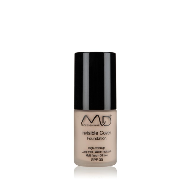 MD Professionnel Invisible Cover Foundation No 01 Porcelain, 15ml