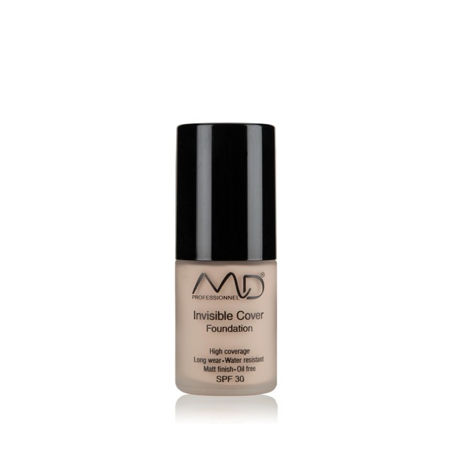 MD Professionnel Invisible Cover Foundation No 01 Porcelain, 15ml