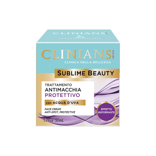 Clinians Sublime Beauty Antispot Protective Treatment, Κρέμα Εντατικής Διόρθωσης των Κηλίδων για ώριμη επιδερμίδα, 50ml