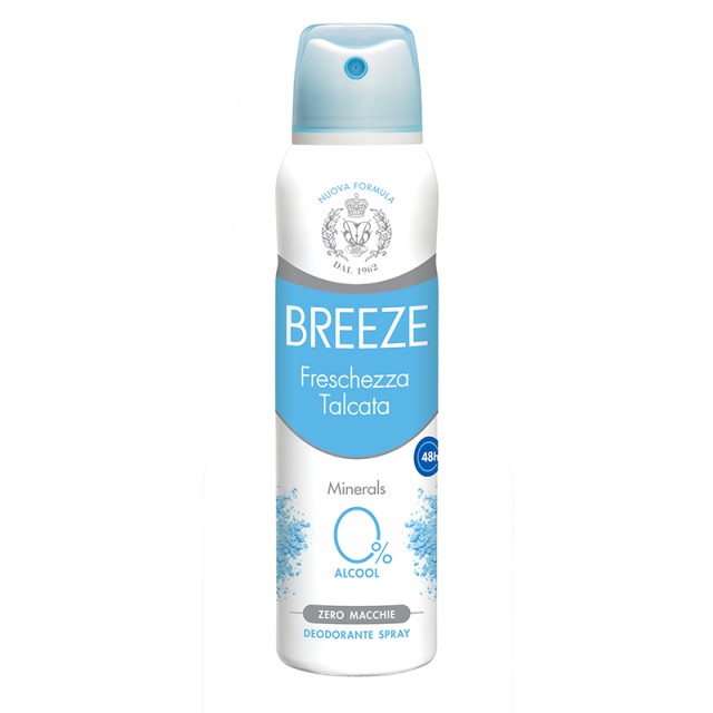 Breeze Freschezza Talcata, Αποσμητικό Σπρέι 150ml