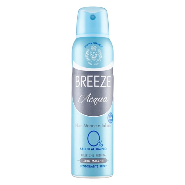 Breeze Acqua 0% Aluminum, Αποσμητικό Σπρέι, 150ml