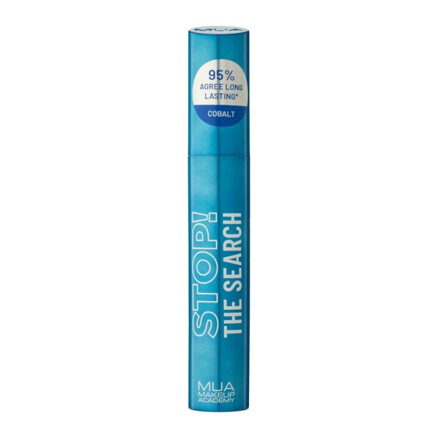 MUA Stop The Search Mascara - Cobalt, με Βιταμίνη E, Πεπτίδια & Εκχύλισμα Ρίζας Τζίνσενγκ, 12ml
