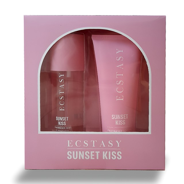 Ecstasy Sunset Kiss Gift Set Body Mist 150ml+ Body Lotion 150ml ΣΕΤ ΔΩΡΟΥ