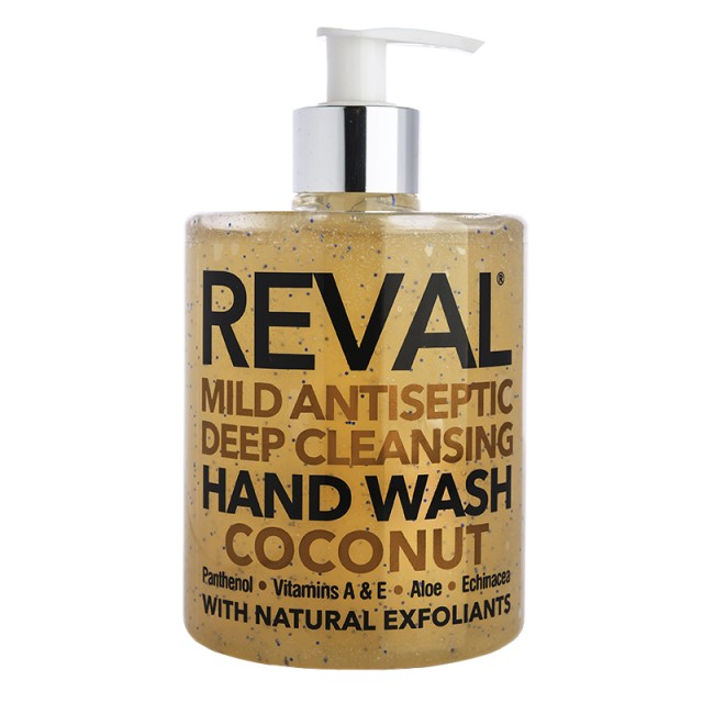 Intermed Reval Deep Cleansing Hand Wash Coconut, Κρεμοσάπουνο Χεριών με Ήπια Αντιβακτηριδιακή Προστασία 500ml