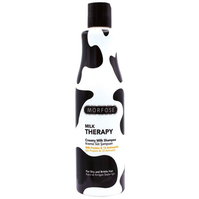 Morfose Milk Therapy Σαμπουάν Εντατικής Ενυδάτωσης με Πρωτεΐνες Γάλακτος, 500ml