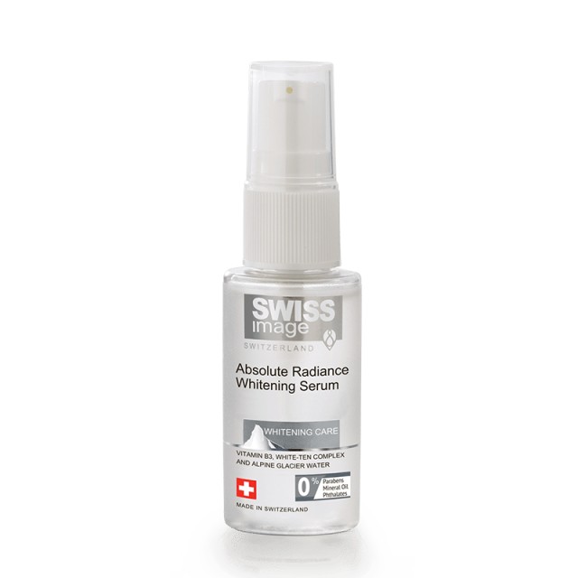 Swiss Image Absolute Radiance Whitening Serum, Ορός Καταπολέμησης Θαμπάδας & Πανάδων, 30ml