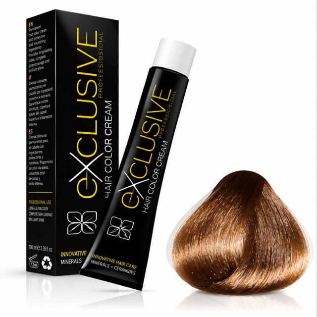 Exclusive Professional Hair Color Cream Βαφή Μαλλιών 100 ml No 8.73