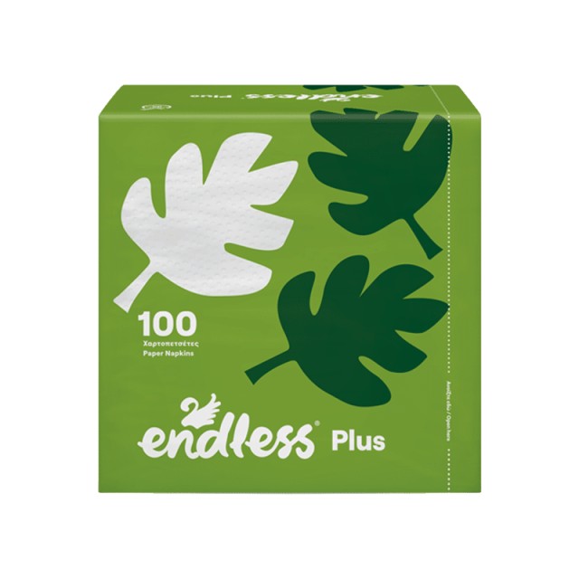 Endless Plus Λευκή 100φ, Χαρτοπετσέτες, 1τμχ