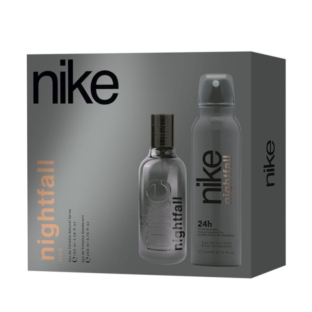 Nike Ανδρικό Σετ Δώρου Nightfall Eau De Toilette, 100ml & Deo Spray, 200ml