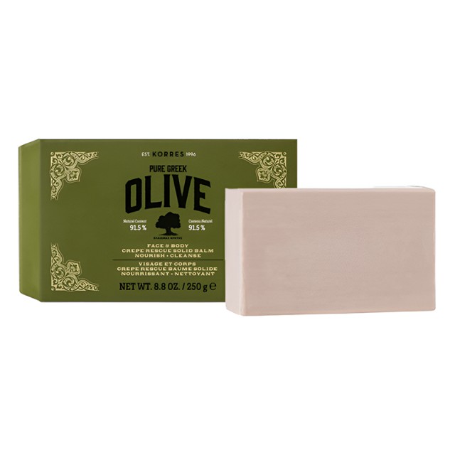 Korres Olive Bar Soap, Σαπούνι Μπάρα Σαπουνιού, 250gr