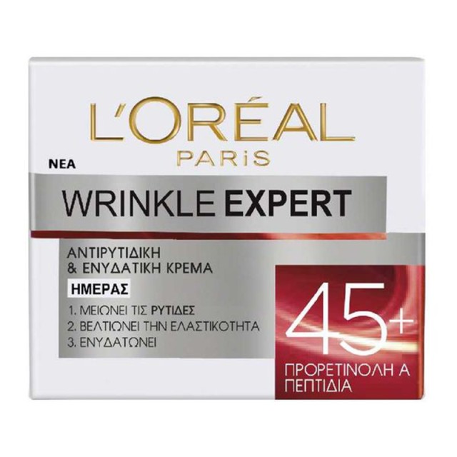 L'oreal Wrinkle Expert 45+, Αντιρυτιδική Κρέμα Ημέρας, 50ml