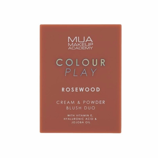 MUA Colour Play Cream & Powder Blush Duo Ρουζ Rosewood