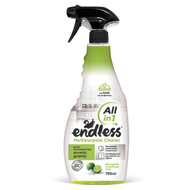 Endless Ισχυρό Πολυκαθαριστικό Spray Γενικής Χρήσης, 750ml