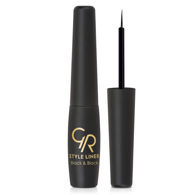 Golden Rose Style Liner Black & Black  6.5ml