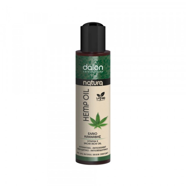 Dalon Natura Hemp Oil,Έλαιο Ινδικής Κάνναβης για Σώμα & Μαλλιά, 200ml