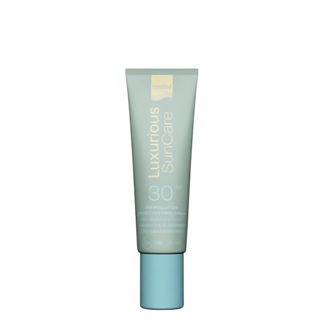 Intermed Luxurious Suncare SPF30 Anti-Pollution Face Cream, Αντηλιακή - Αντιγηραντική Κρέμα Προσώπου, 50ml