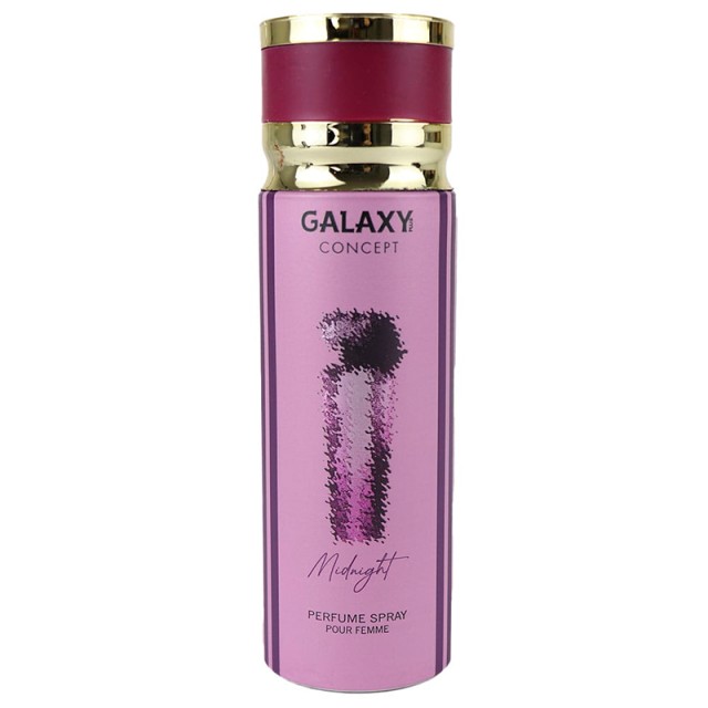 Galaxy Plus Concept Midnight Perfume Spray Pour Femme, Αποσμητικό Σπρέι για Γυναίκες, 200ml