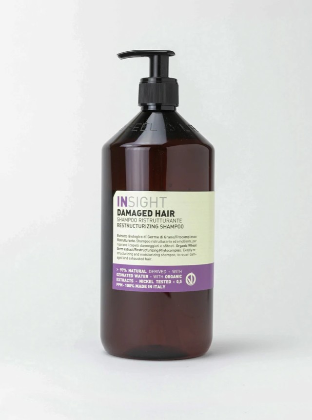 Insight Damaged Hair Restructurizing Shampoo, Σαμπουάν Αναδόμησης για Ταλαιπωρημένα & Κατεστραμμένα Μαλλιά 900ml