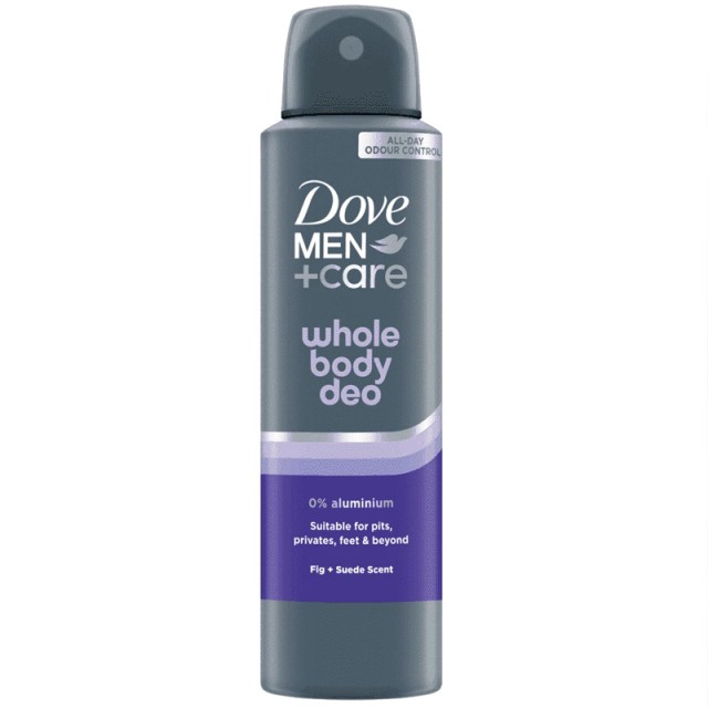 Dove Men + Care Whole Body Fig & Suede Scent Deo Spray, 150ml